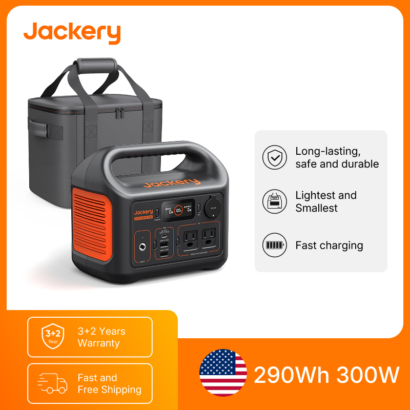 Power Outdoor Jackery - สถานีไฟฟ้าพกพา Jackery Explorer 300 รุ่นใหม่ พร้อมกระเป๋าใส่