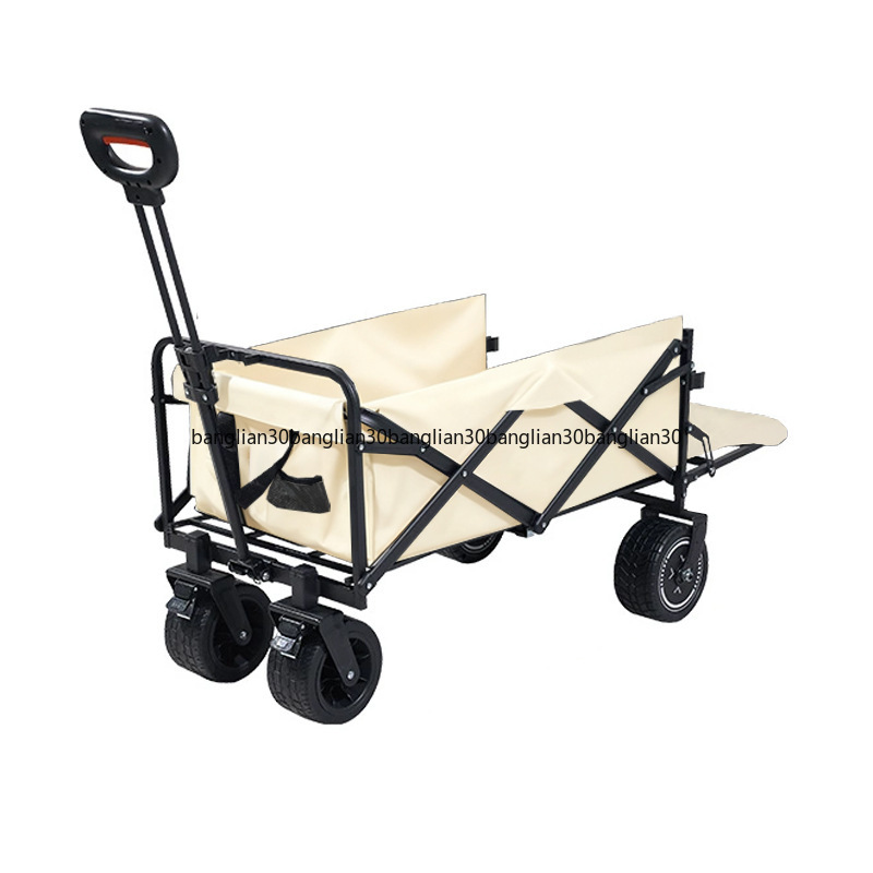 Outdoor Power Recliner - รถเข็นแคมป์ปิ้งไฟฟ้าพับได้สำหรับกิจกรรมกลางแจ้ง รถลากปิกนิกแบบปรับเอนได้ด้วยระบบไฟฟ้า