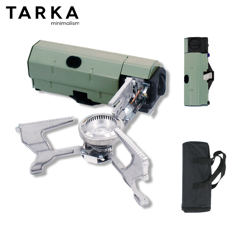 Outdoor Kitchen Power - เตาแก๊สพกพาแบบพับได้ TARKA กำลังไฟ 2600 วัตต์ เหมาะสำหรับการตั้งแคมป์