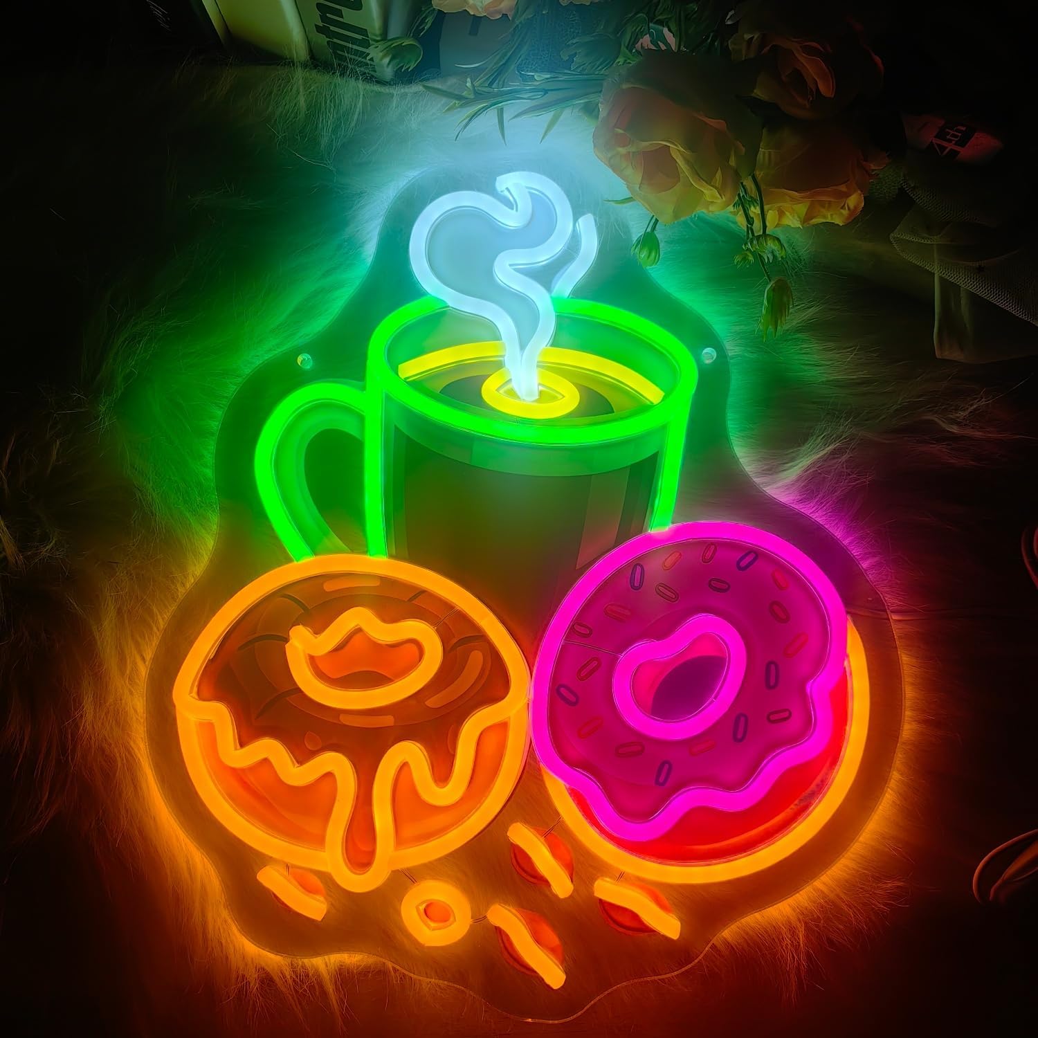 ป้ายไฟนีออนรูปโดนัท ใช้พลังงาน - Outdoor Kitchen Power บทวิจารณ์และราคา