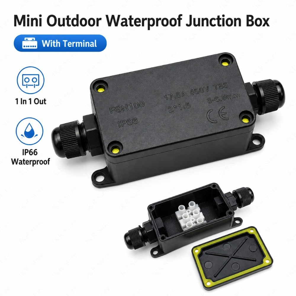 กล่องเชื่อมต่อกันน้ำกลางแจ้ง I - Outdoor Power Cable Junction Box บทวิจารณ์และราคา