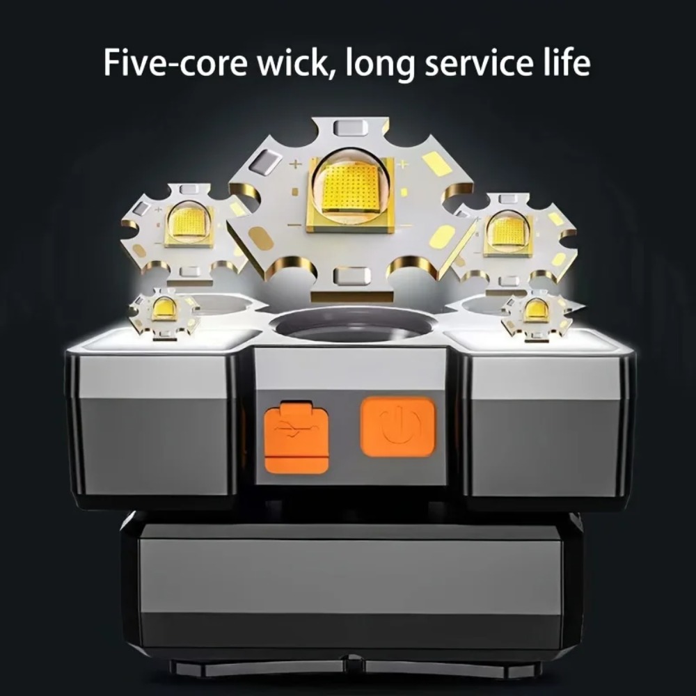 ไฟฉายคาดศีรษะ LED กำลังสูง 5 ด - Outdoor Power Head บทวิจารณ์และราคา
