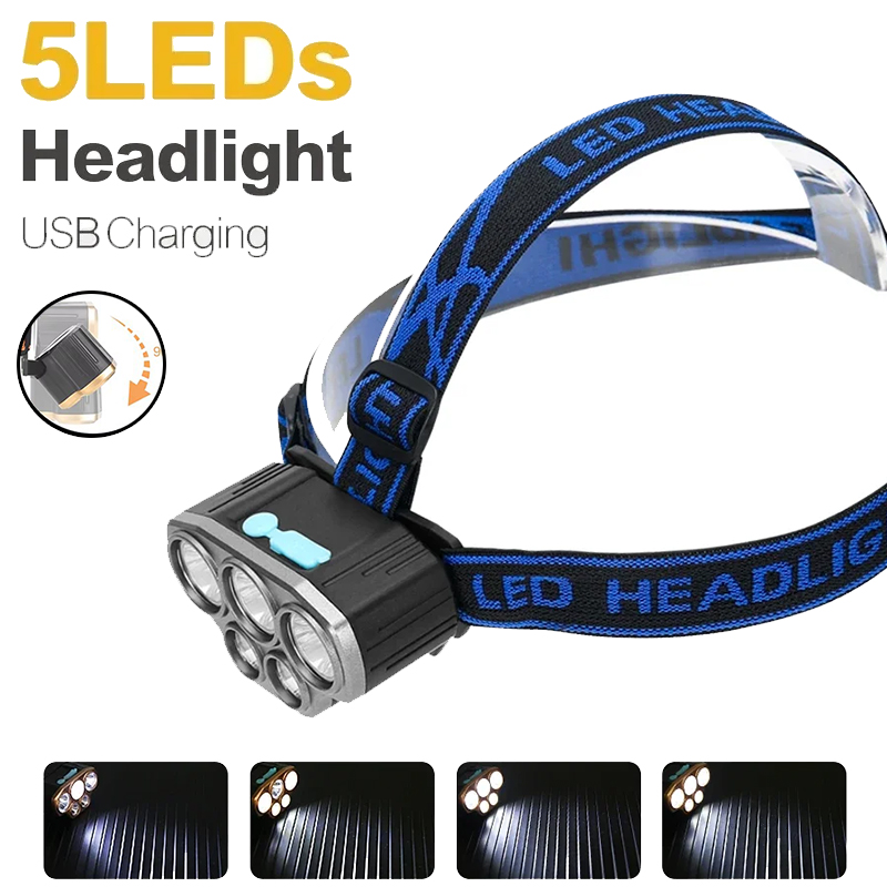 ไฟฉายคาดศีรษะแบบชาร์จไฟได้ 5 L - Outdoor Power Head บทวิจารณ์และราคา
