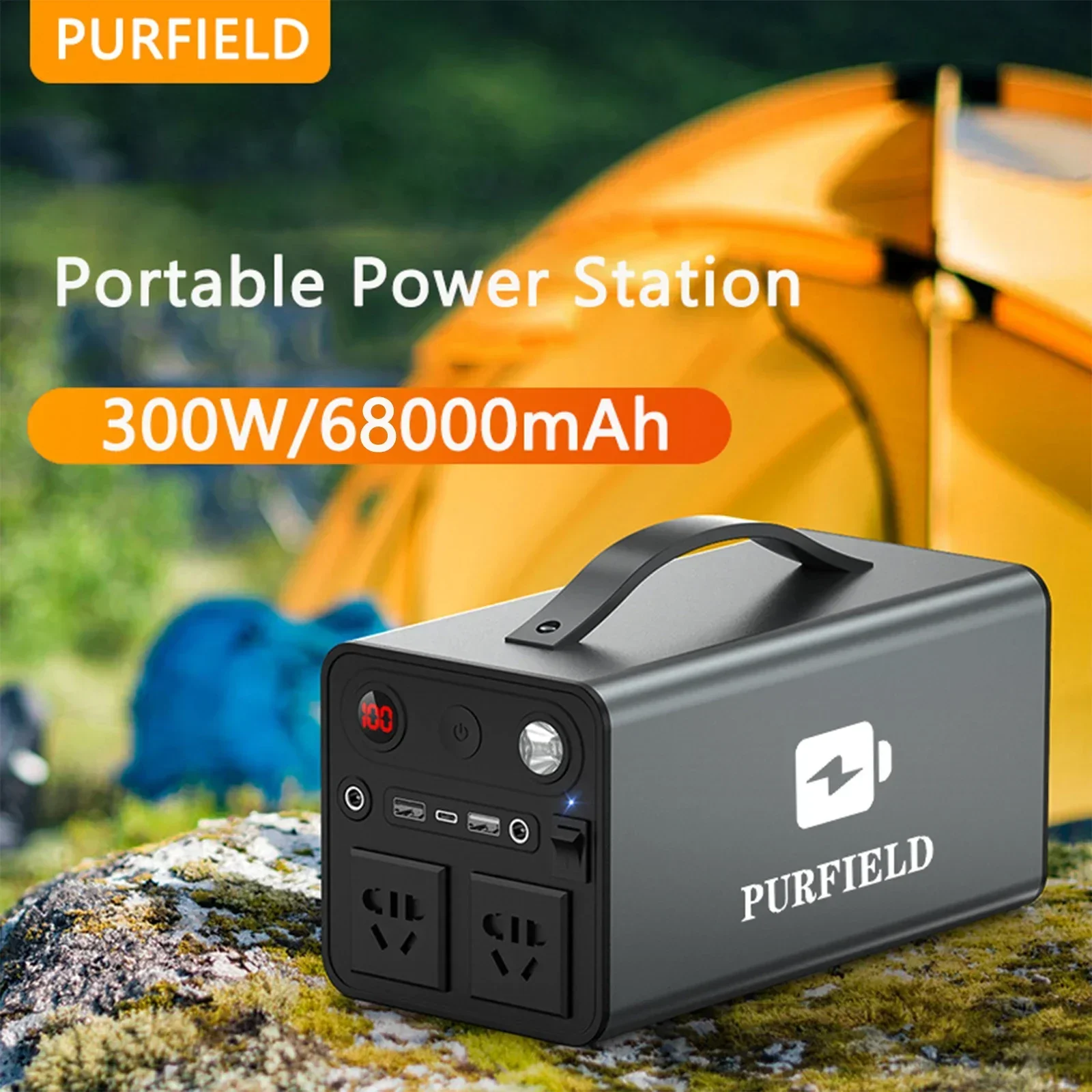PURFIELD แบบพกพา 68000mAh 300W - Outdoor Powerwall บทวิจารณ์และราคา