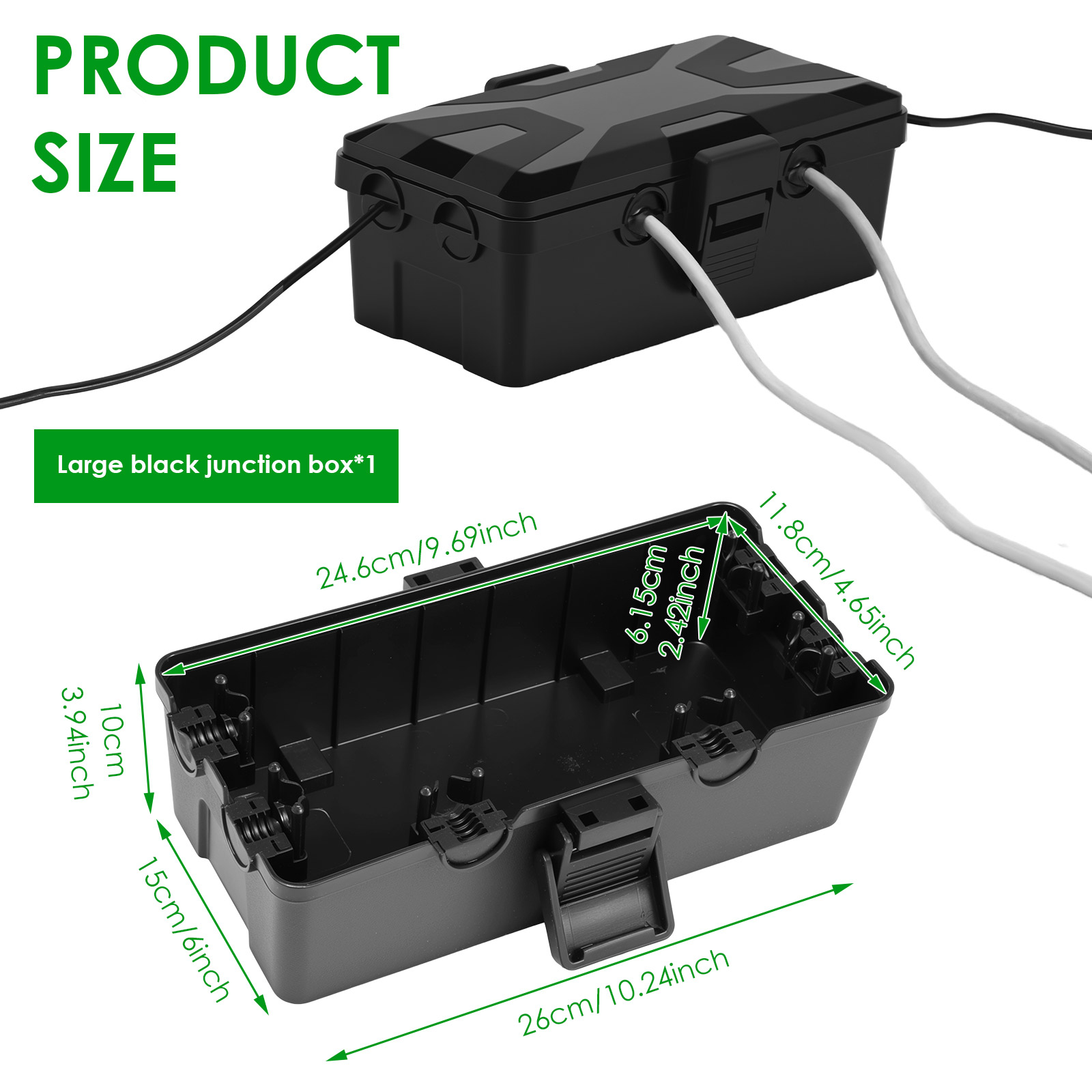 กล่องไฟฟ้ากลางแจ้ง กล่องเชื่อม - Outdoor Power Strip With Cover บทวิจารณ์และราคา