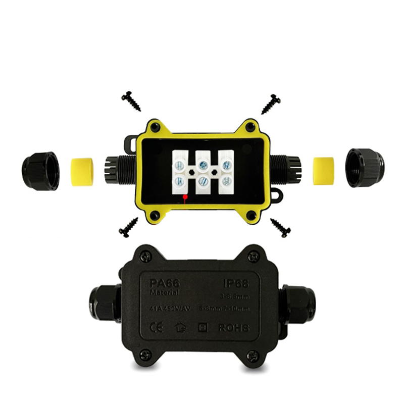 กล่องต่อสายไฟกันน้ำ IP68 แบบ 2 - Outdoor Power Cable Junction Box บทวิจารณ์และราคา
