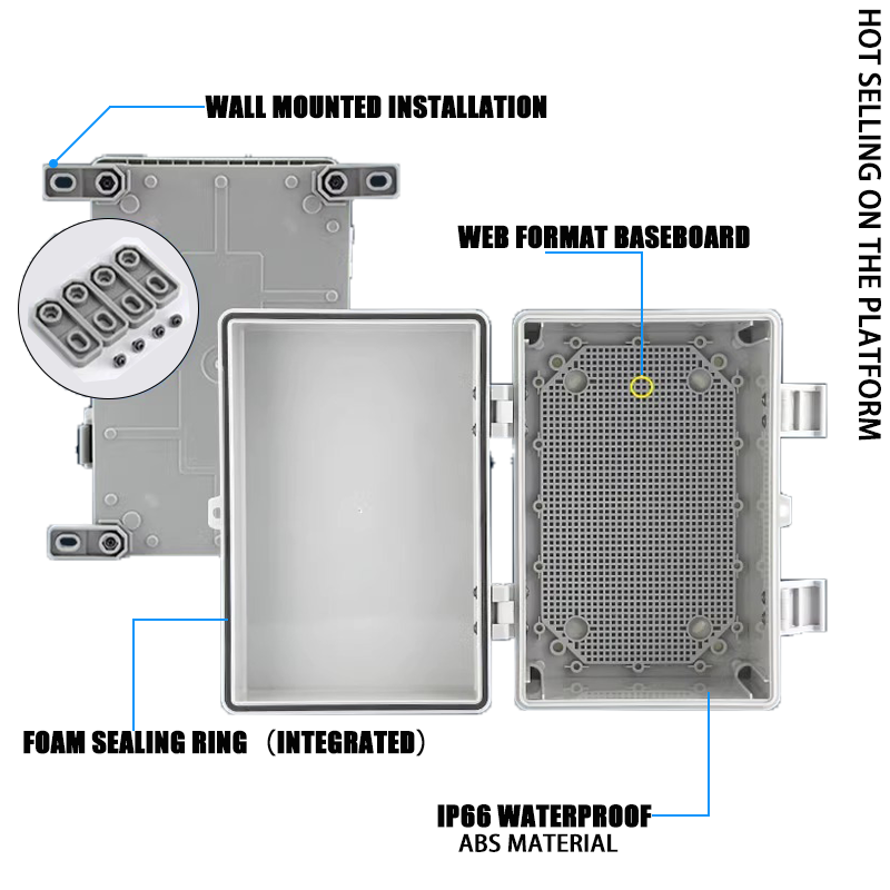 กล่องไฟฟ้ากันน้ำกลางแจ้ง IP66  - Outdoor Power Cable Junction Box บทวิจารณ์และราคา