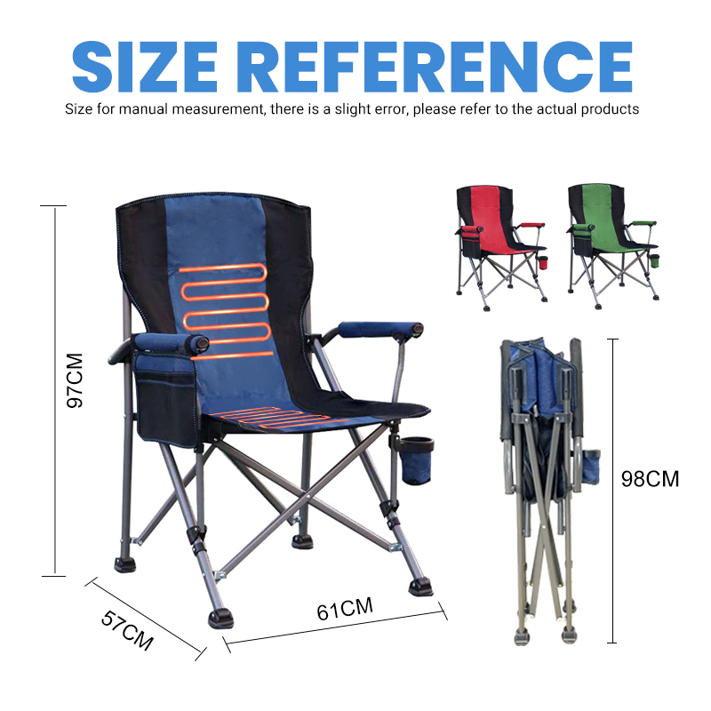 เก้าอี้พับสำหรับปิกนิกแบบมีพนั - Outdoor Power Recliner บทวิจารณ์และราคา