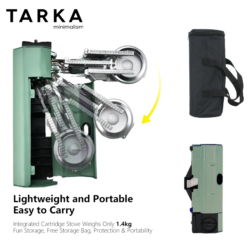 เตาแก๊สพกพาแบบพับได้ TARKA กำล - Outdoor Kitchen Power บทวิจารณ์และราคา